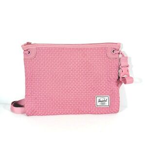 Herschel Supply‎ Co. Pink Woven Crossbody Bag 8x10 festival cottage minimalist